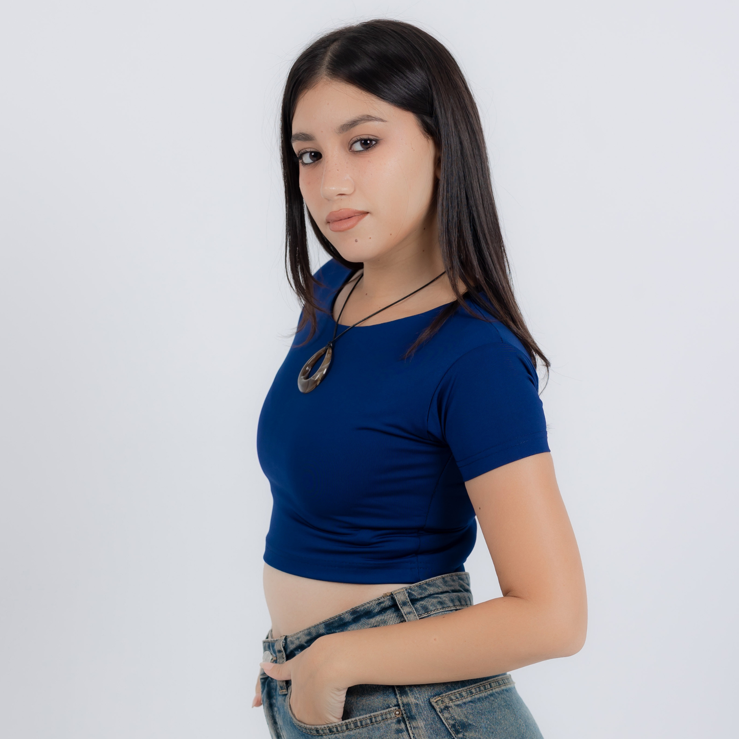 crop top short sleeves