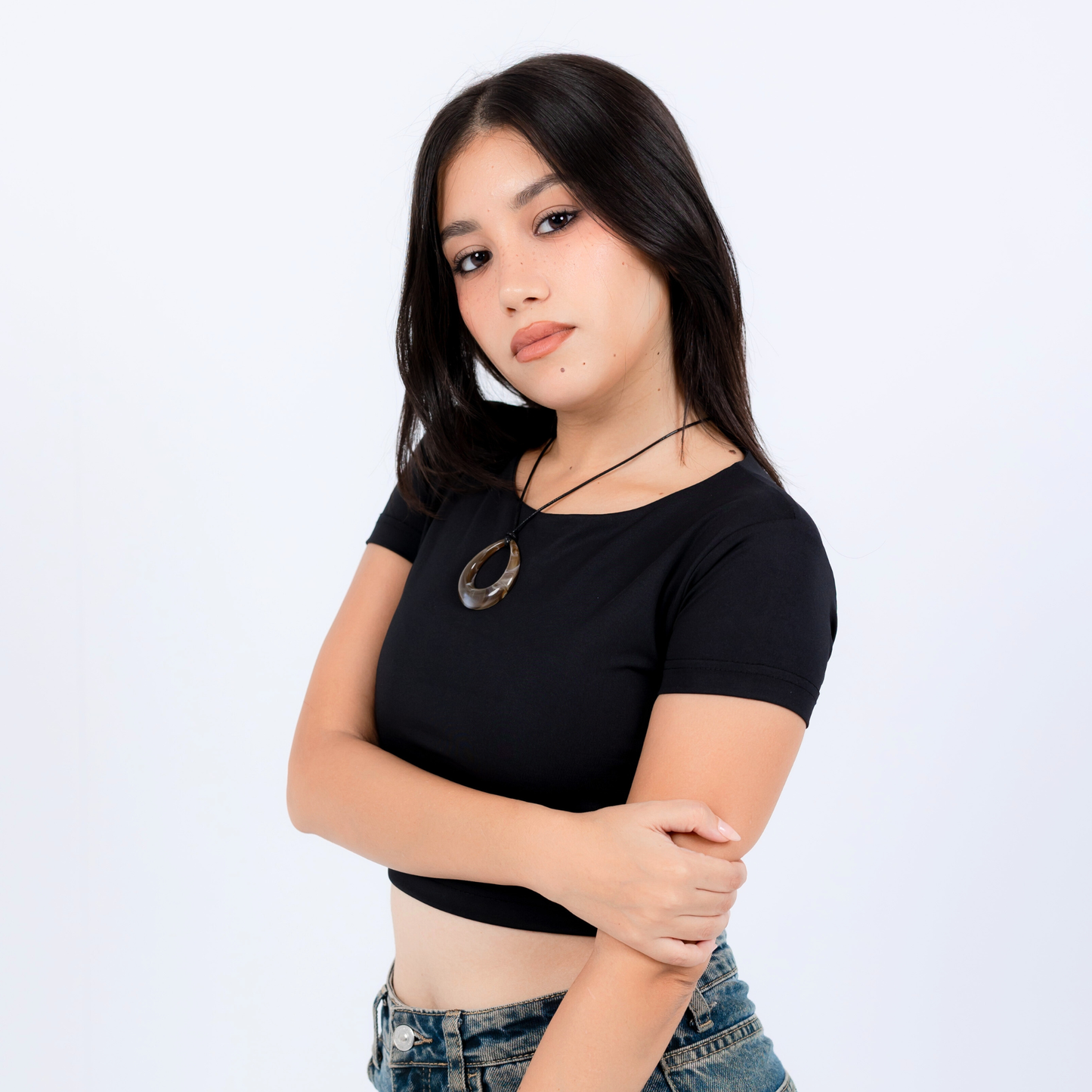 crop top short sleeves